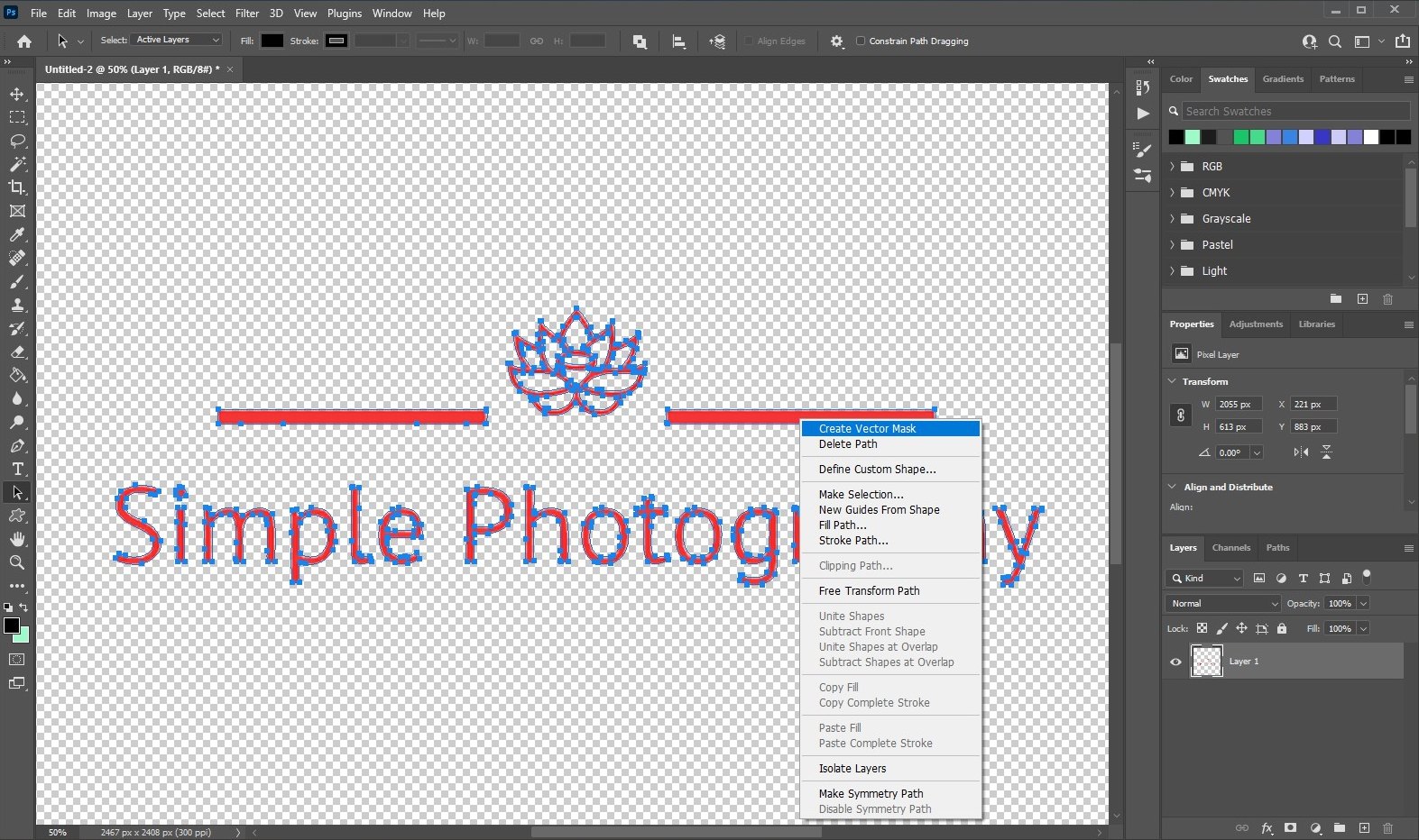 vectorize image in photoshop - 4