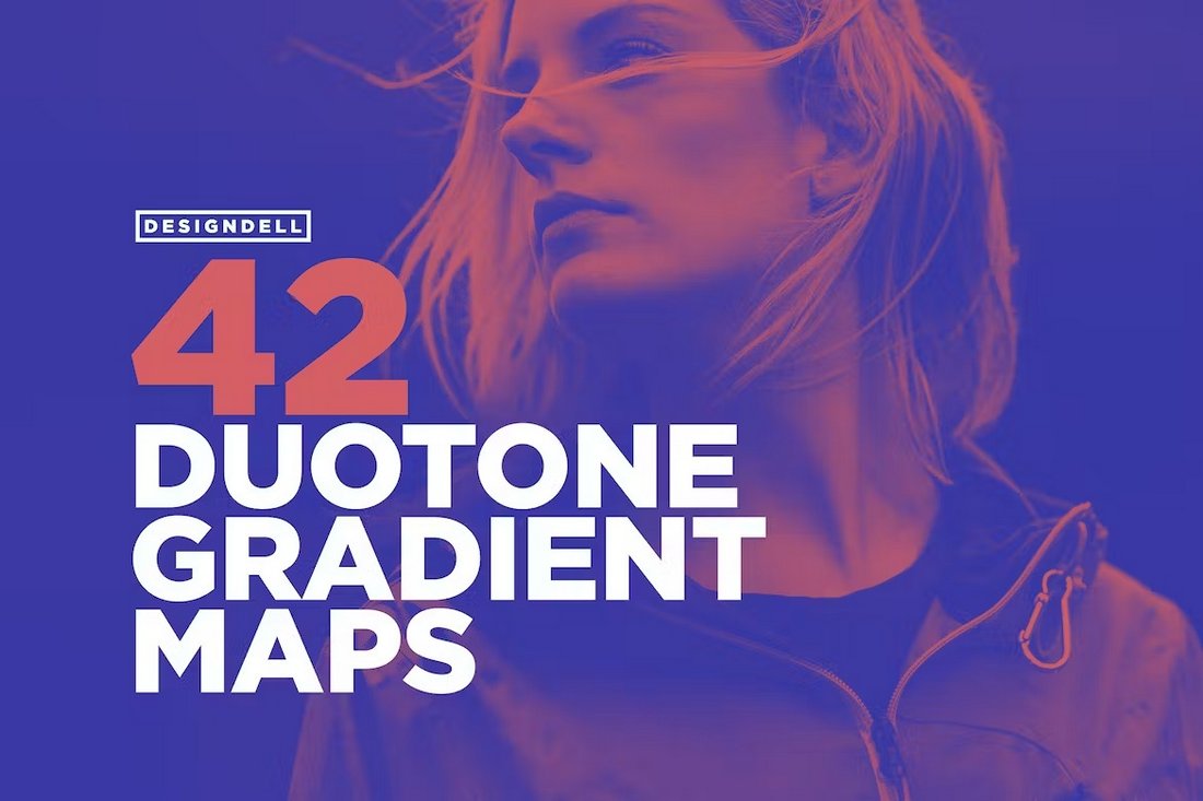 42 Duotone Photoshop Effects PSD