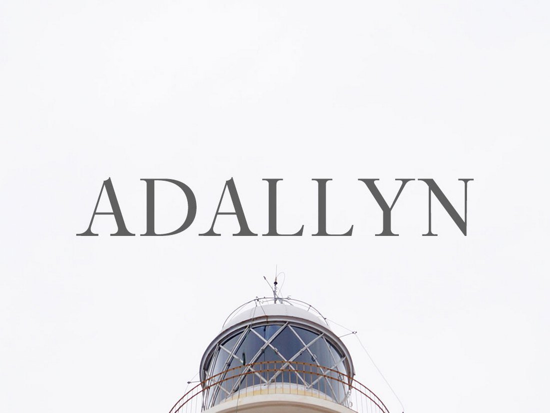 Adallyn - Free Serif Font