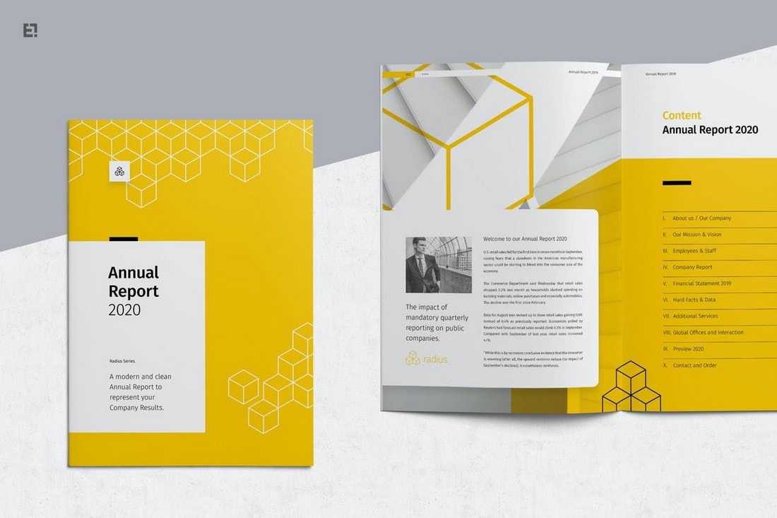 Annual Report - Creative InDesign Template