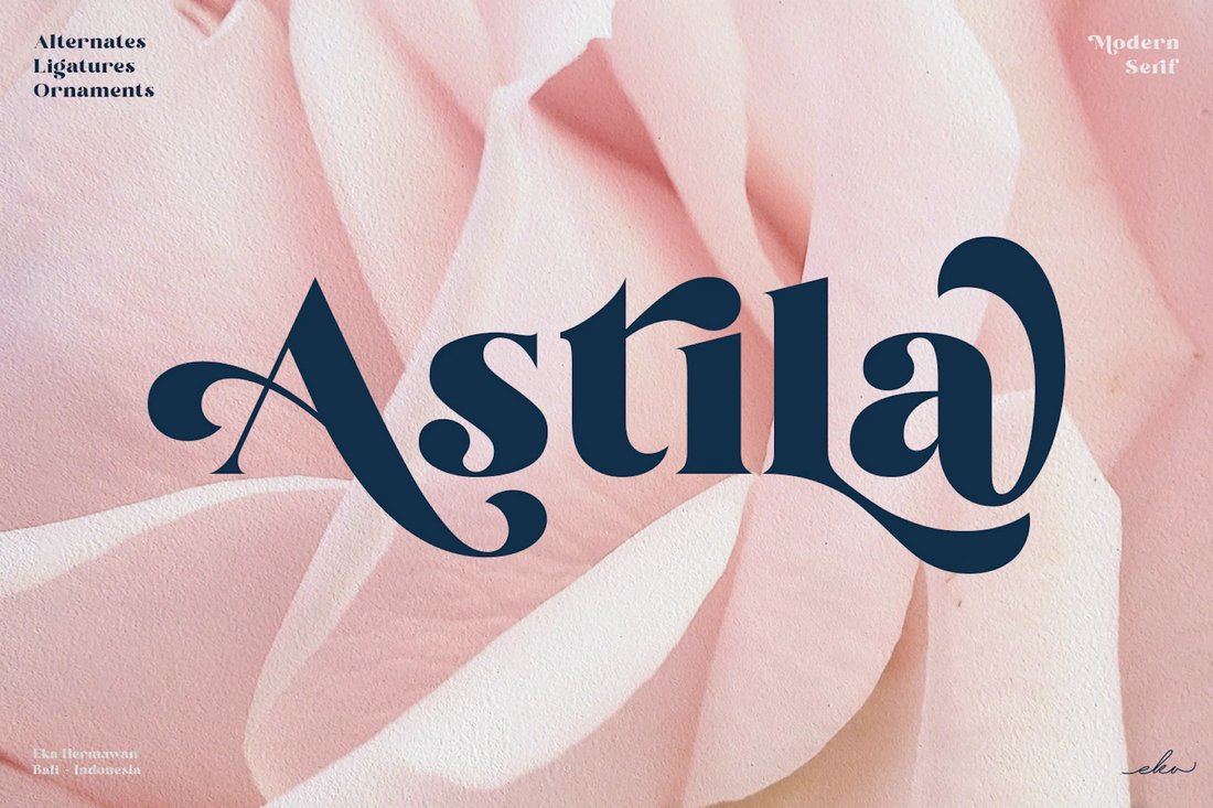 Astila - Free Modern & Playful Serif Font