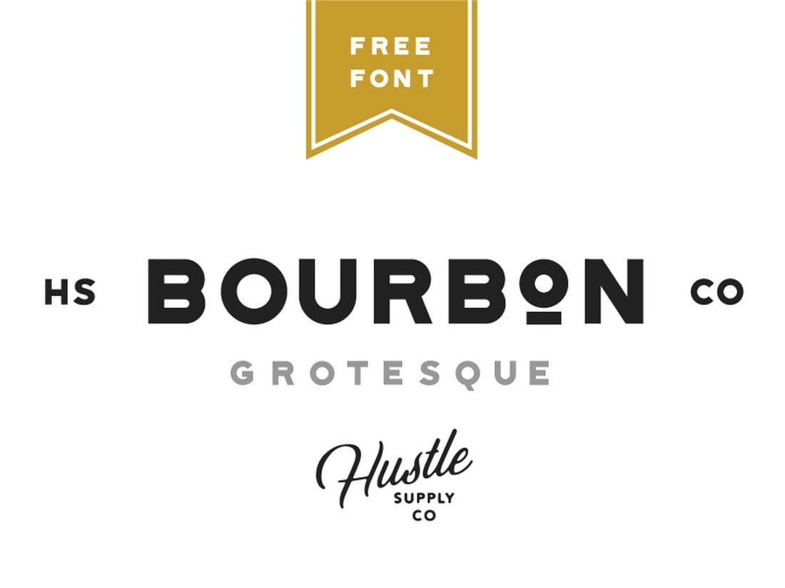 Bourbon Grotesque - Free Font