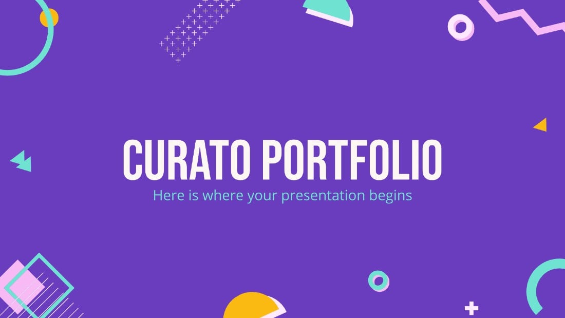 Curato - Free Creative Portfolio PowerPoint Template