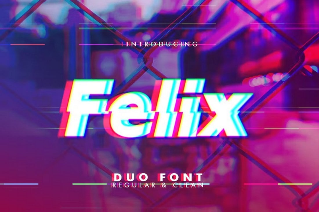 Felix - Glitch Font Duo