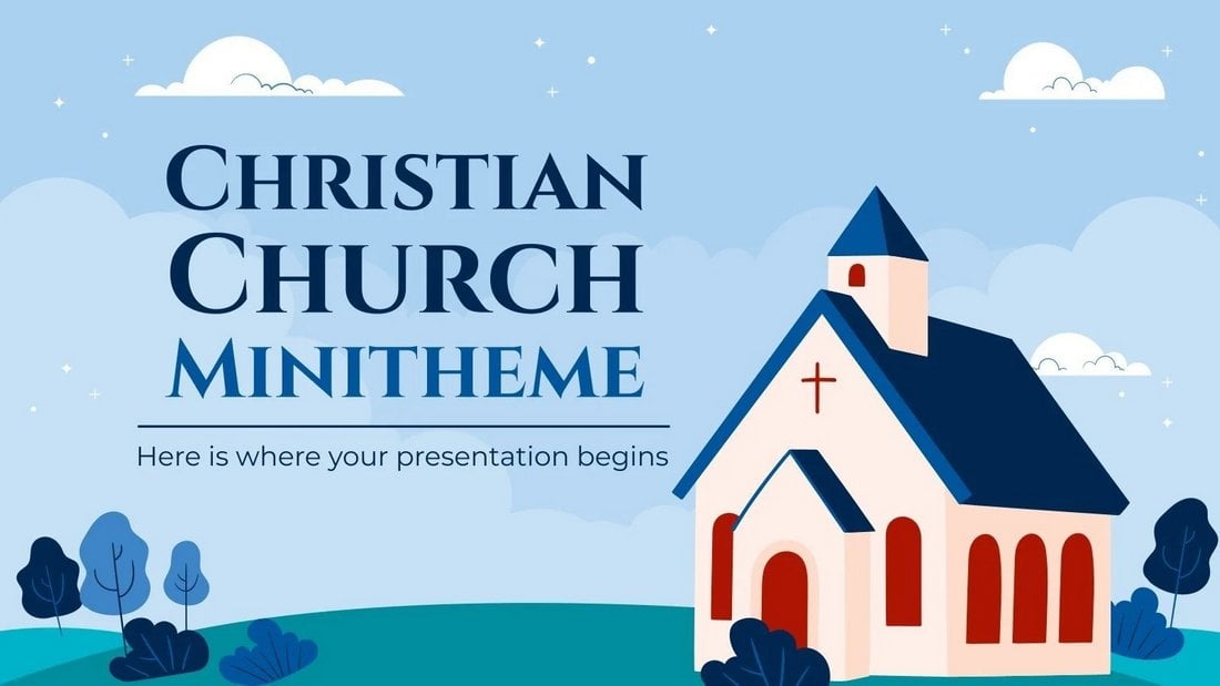 Free Christian Church PowerPoint Template