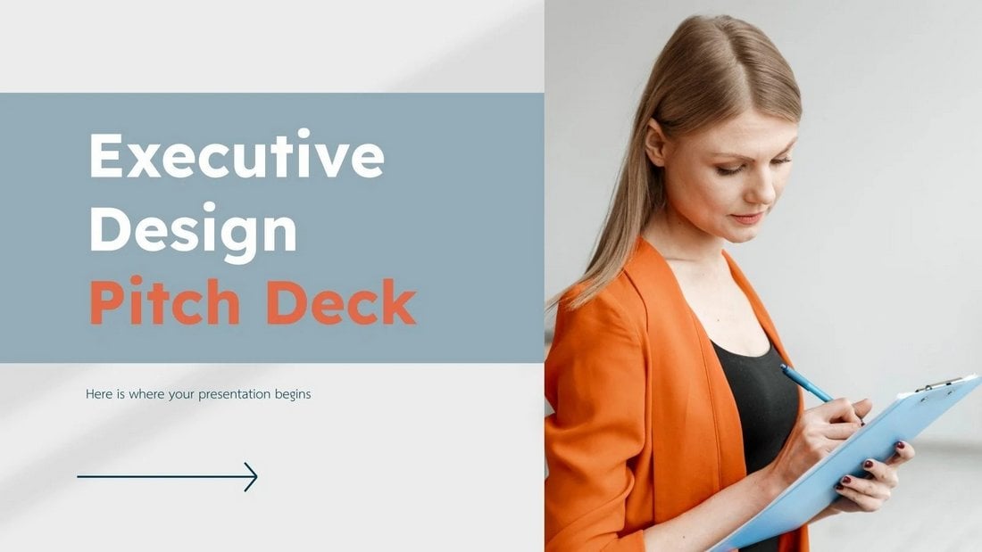 Free Corporate Pitch Deck PowerPoint Template