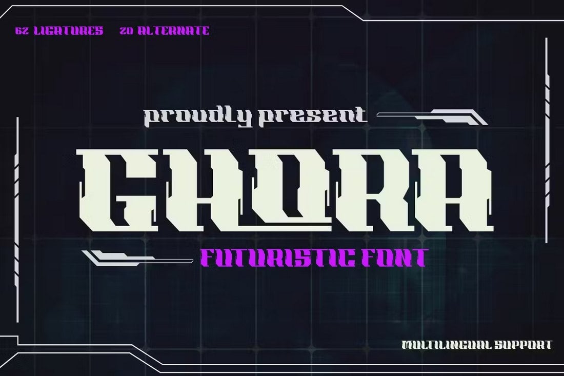 Ghora - Retro Distorted Font