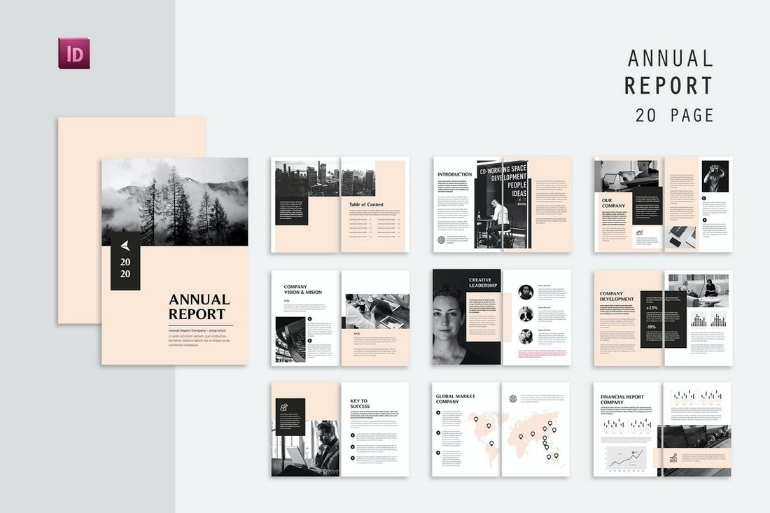 Global - Business Annual Report Template