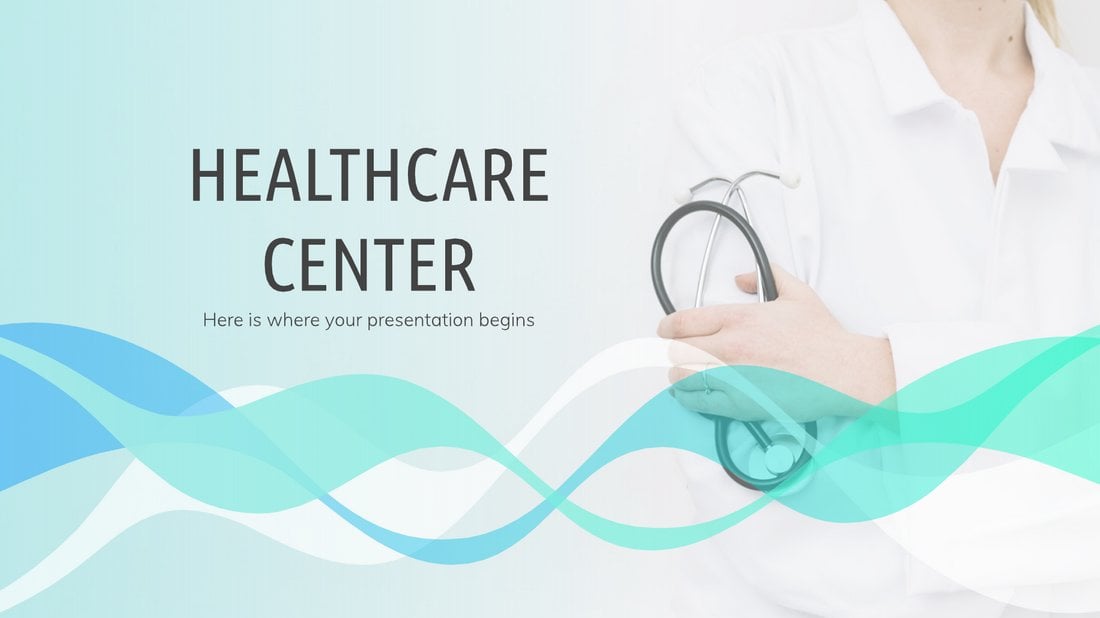 Healthcare Center - Free Medical PowerPoint Template