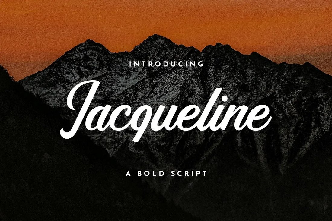 Jaqueline - Free Bold Script Font