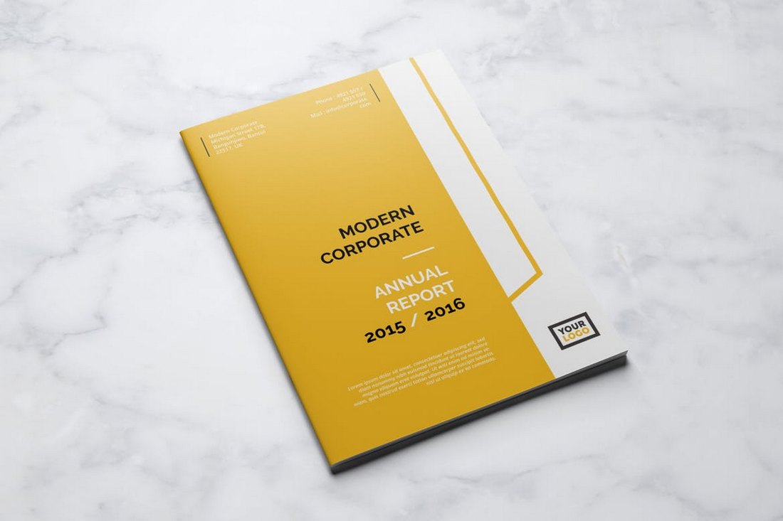 Modern Corporate Annual Report Template