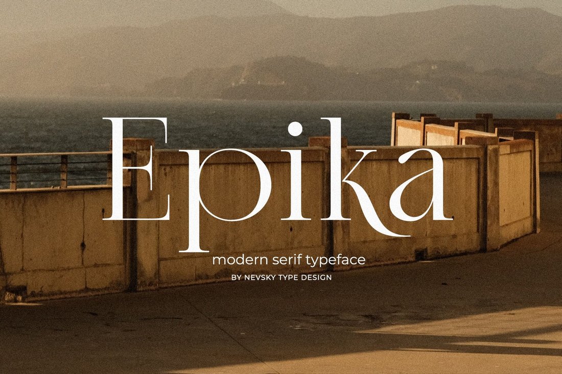 NT Epika - Free Modern Serif Font