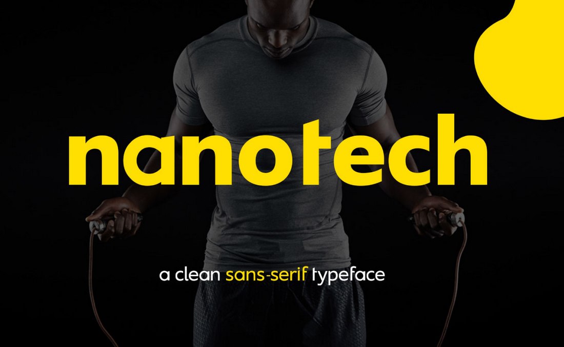 Nanotech - Free Clean Sans-Serif Font