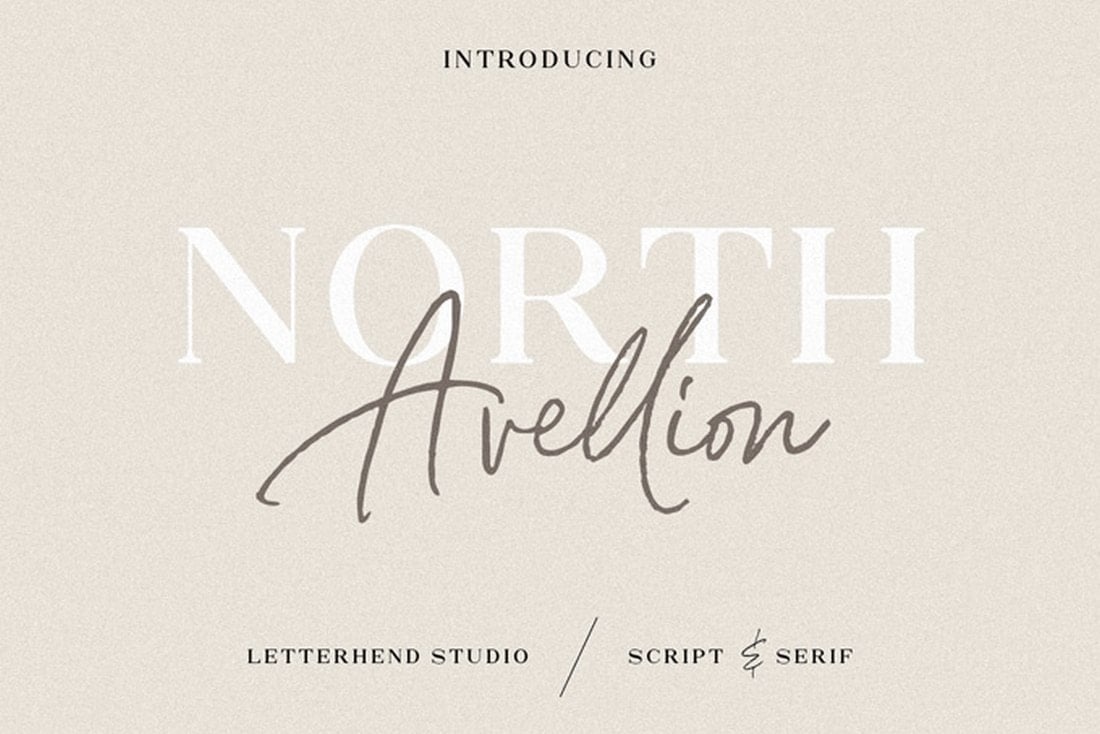 North Avellion - Free Font Duo