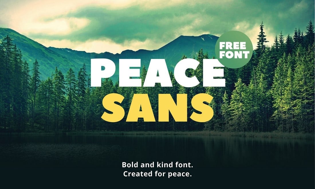 Peace Sans - Bold Font