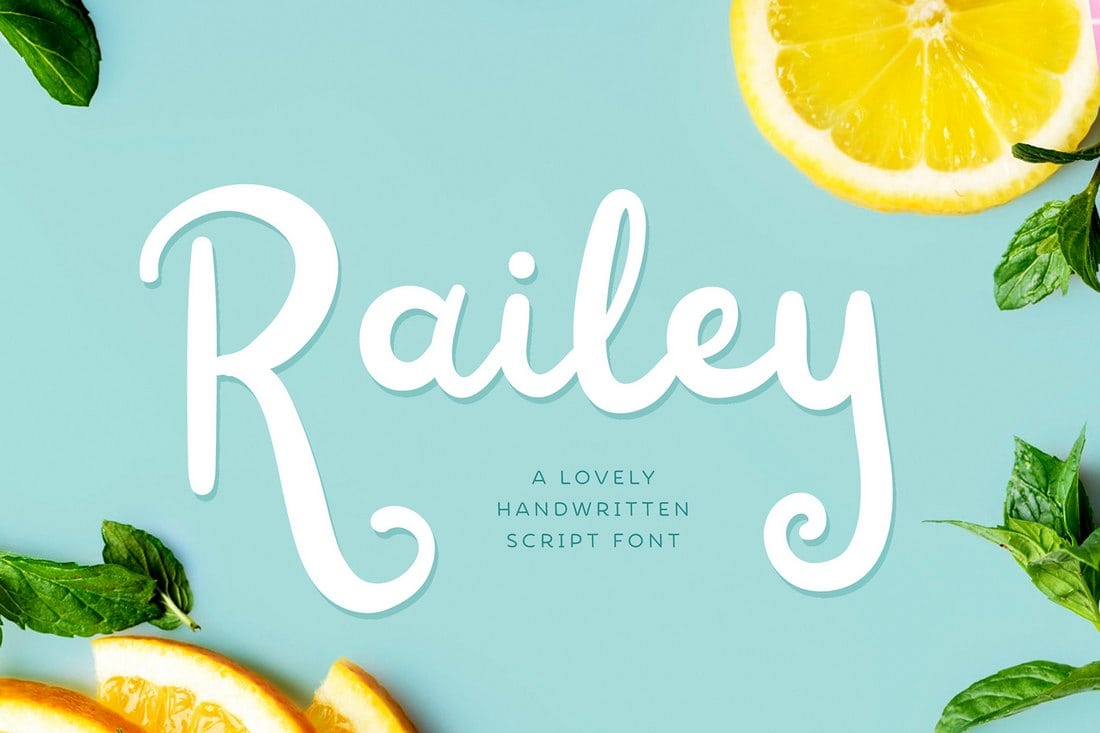 Railey - Free Handwritten Font