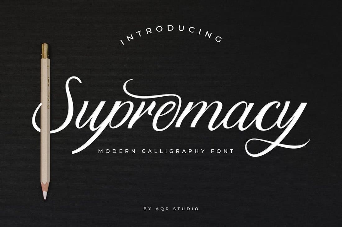 Supremacy - Modern Script Font