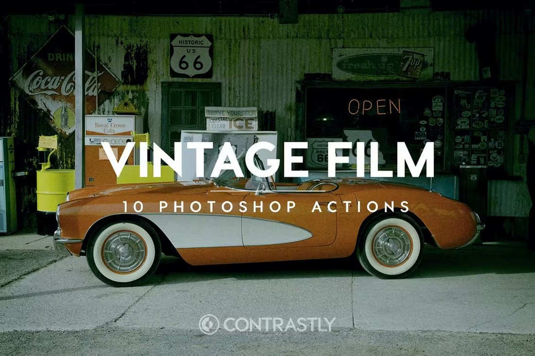 Vintage Film Effect Photoshop Actions