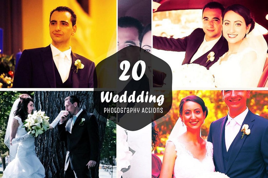 20 Free Wedding Photoshop Actions v2