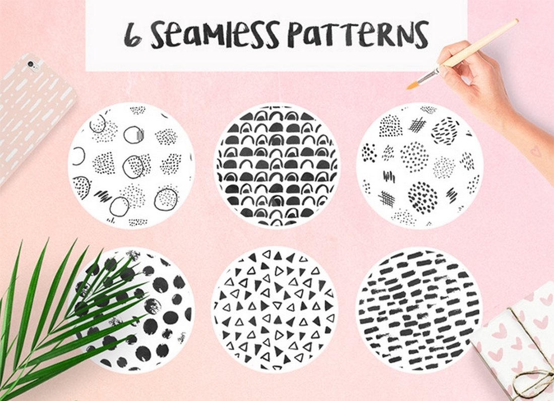 6 Creative Free Seamless Patterns