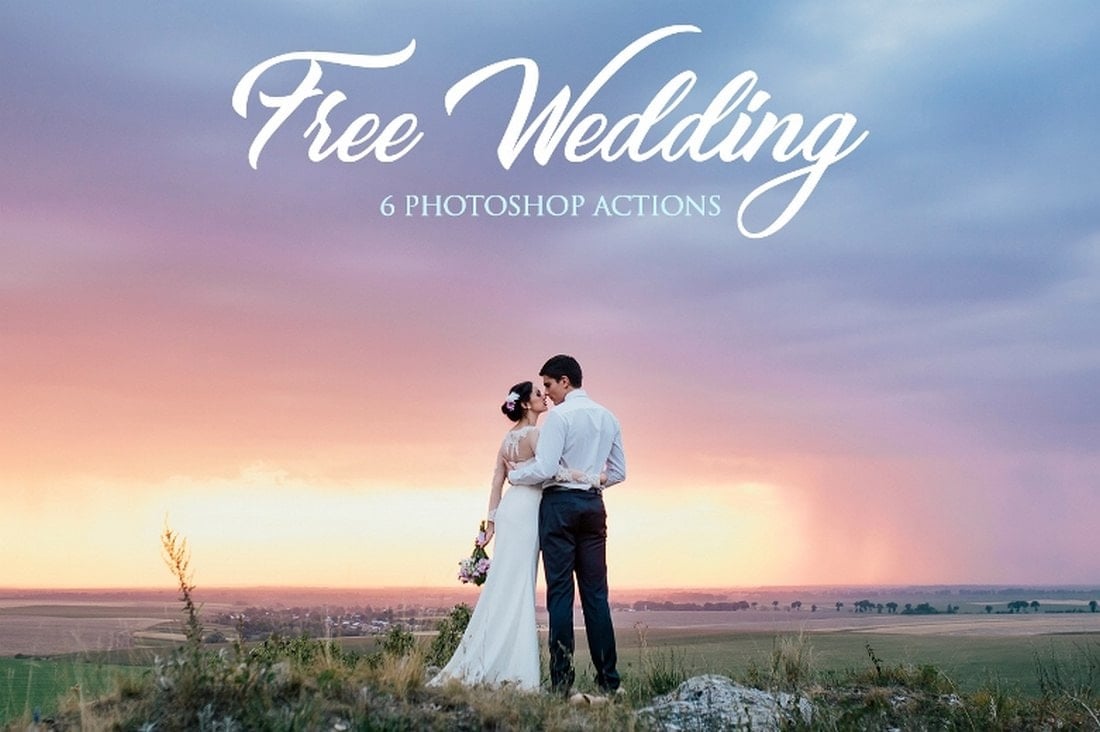 6 Free Wedding Photoshop Actions