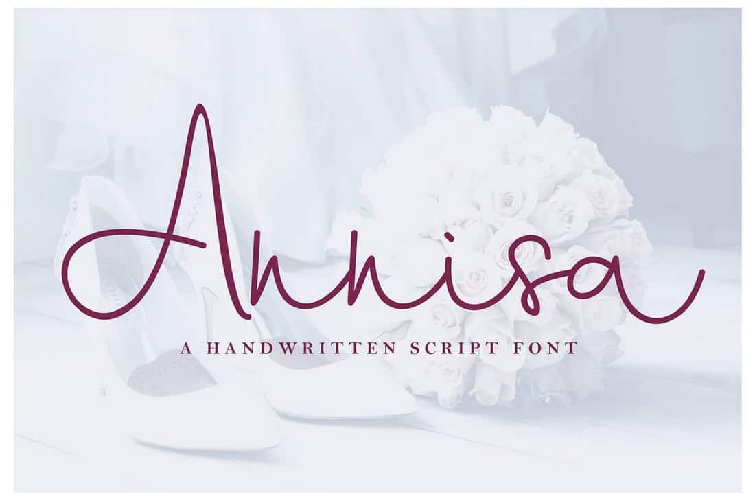 Annisa - Script Wedding Font