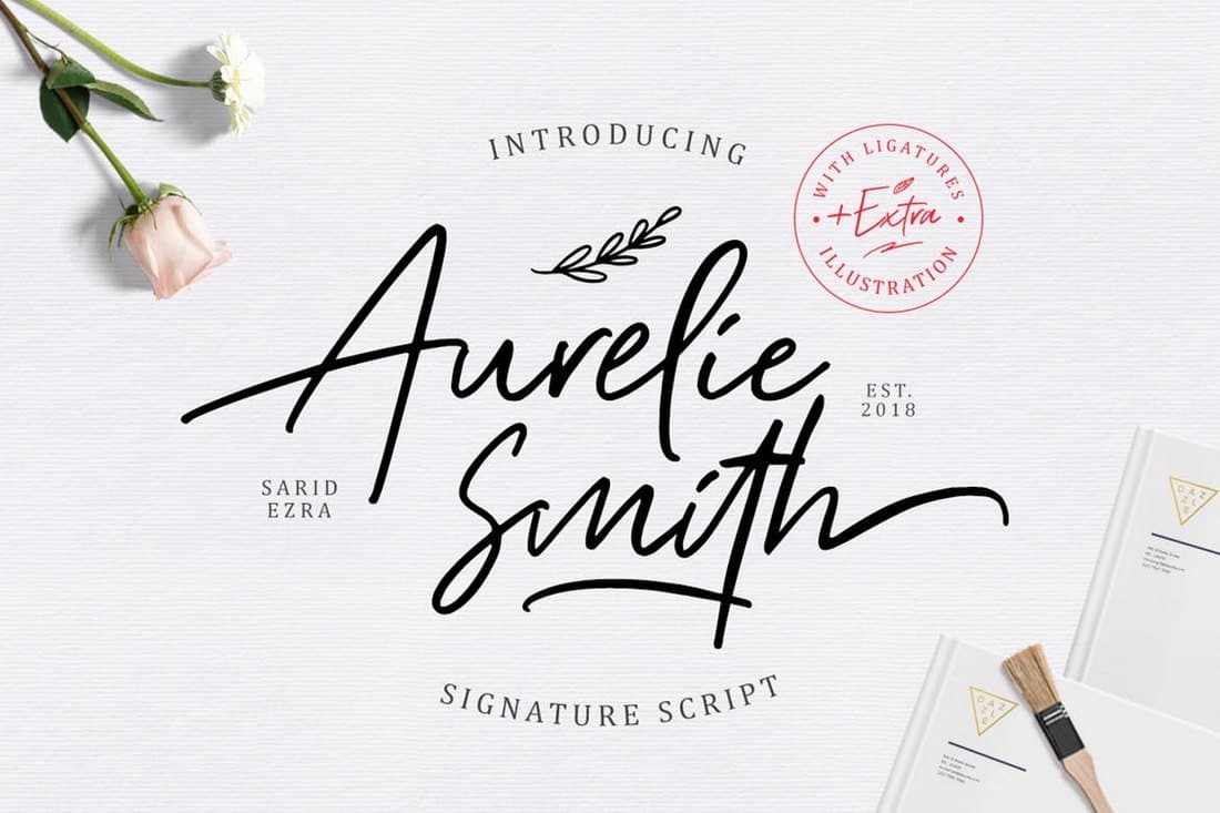 Aurelie Smith - Signature Font