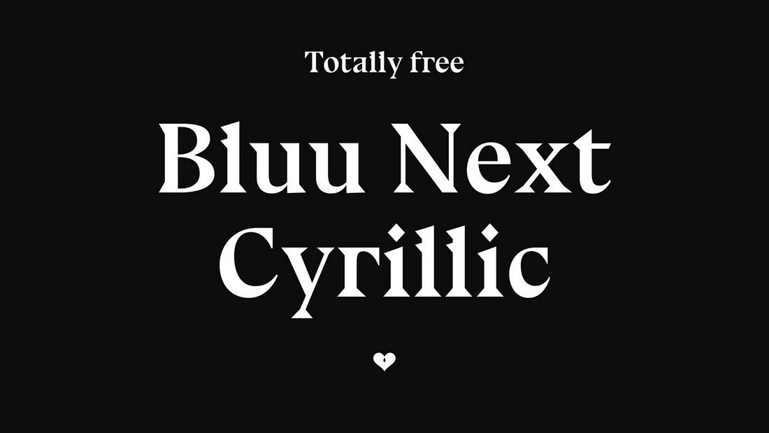 Bluu Next - Free Cyrillic Font