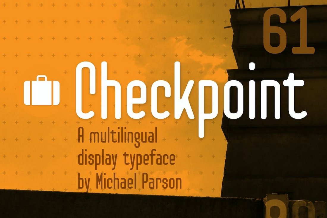 Checkpoint - Russian Cyrillic Font