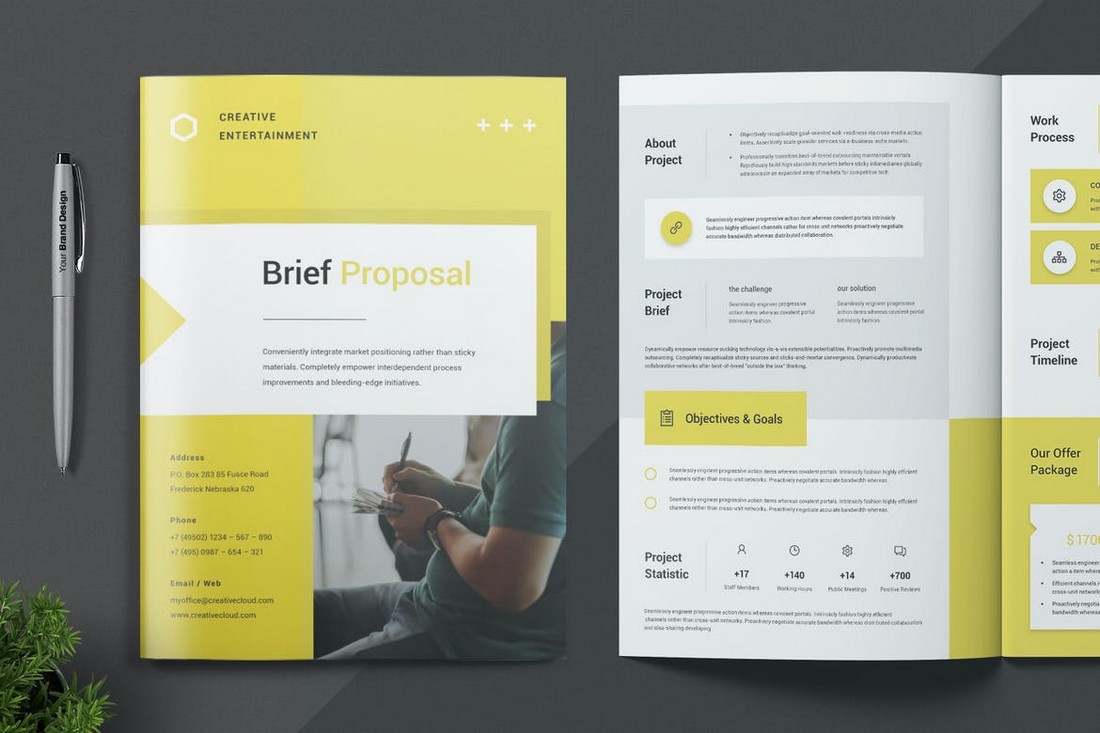 Clean Business Proposal InDesign Template