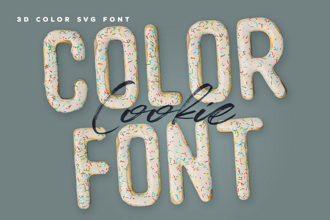 Cookie - Quirky Color Font