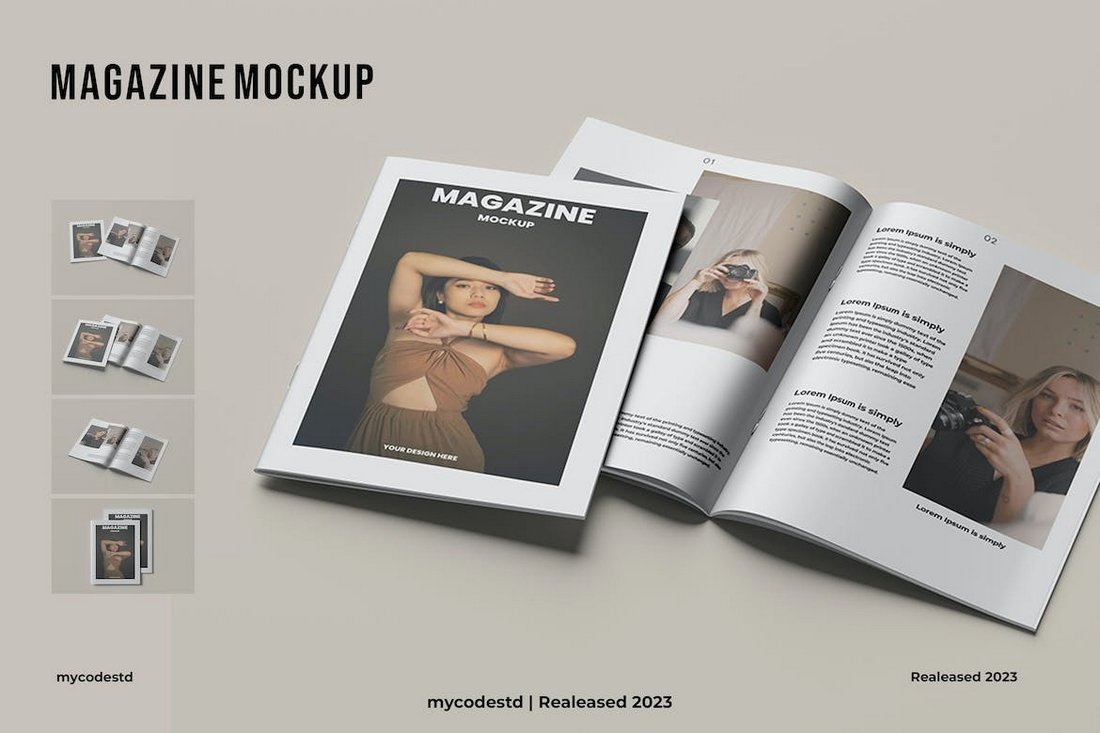 Creative Magazine & Brochure Mockup