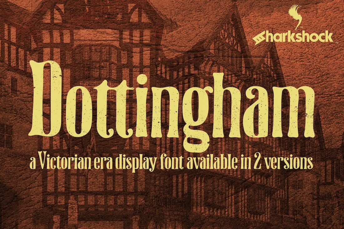 Dottingham - Distressed Victorian Era Font