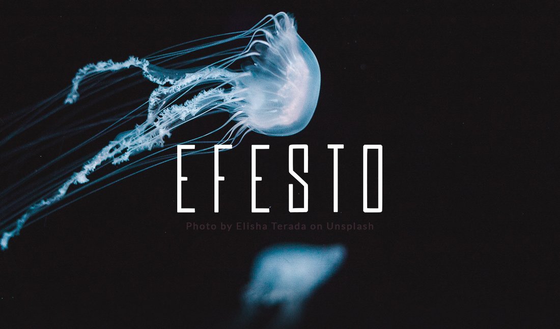 Efesto - Free Modern Narrow Font