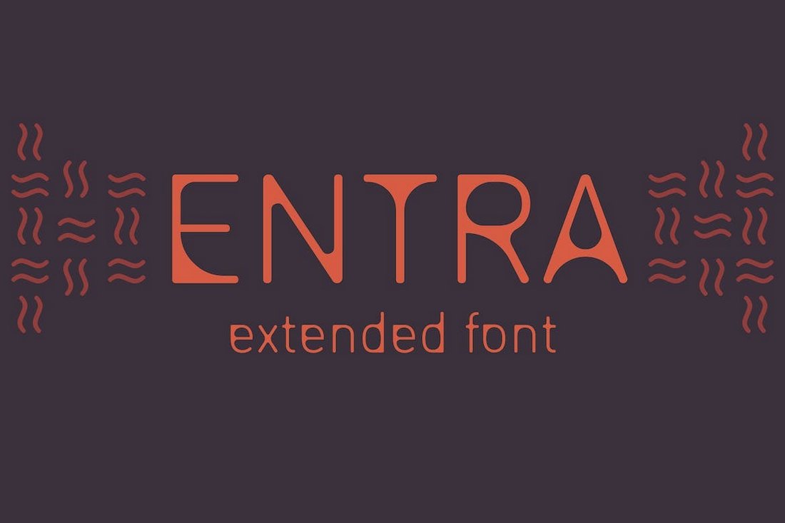 Entra - Extended Font with Cyrillic Letters