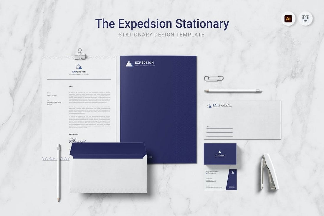 Expedsion - Modern Business Stationary Design Templates
