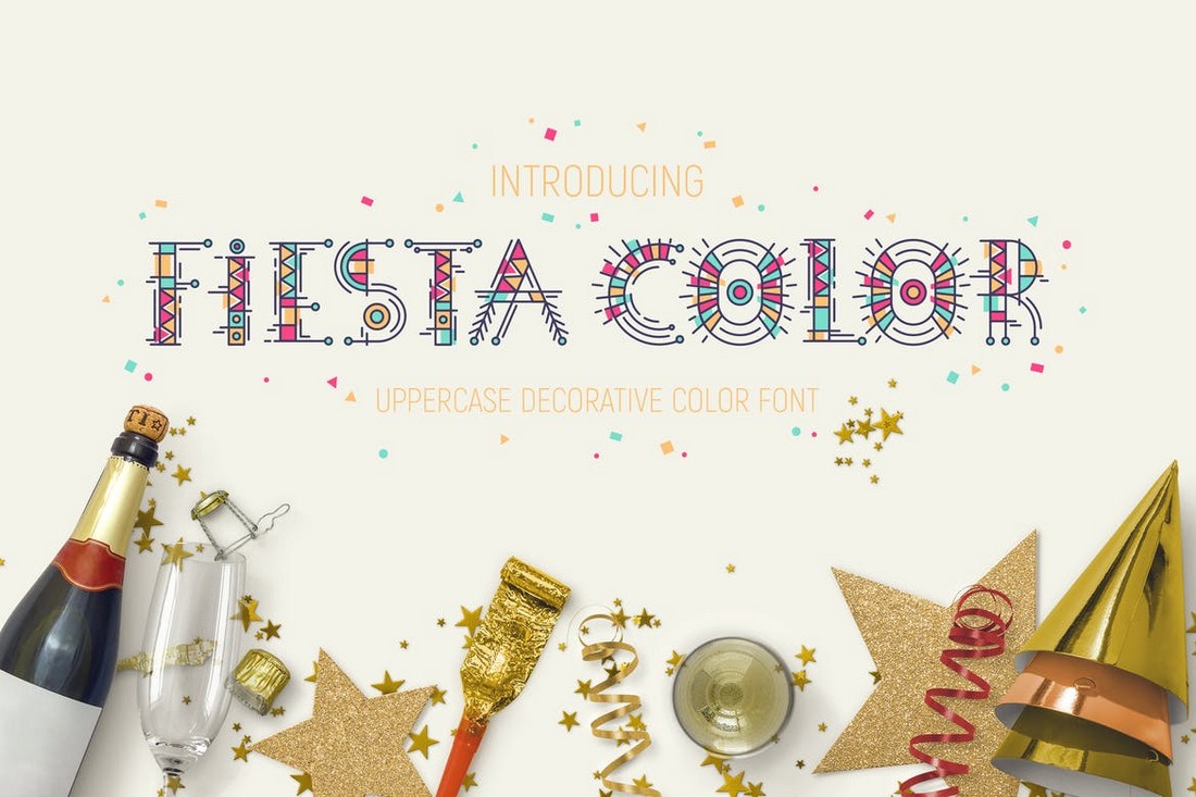 Fiesta - Unique Color Font