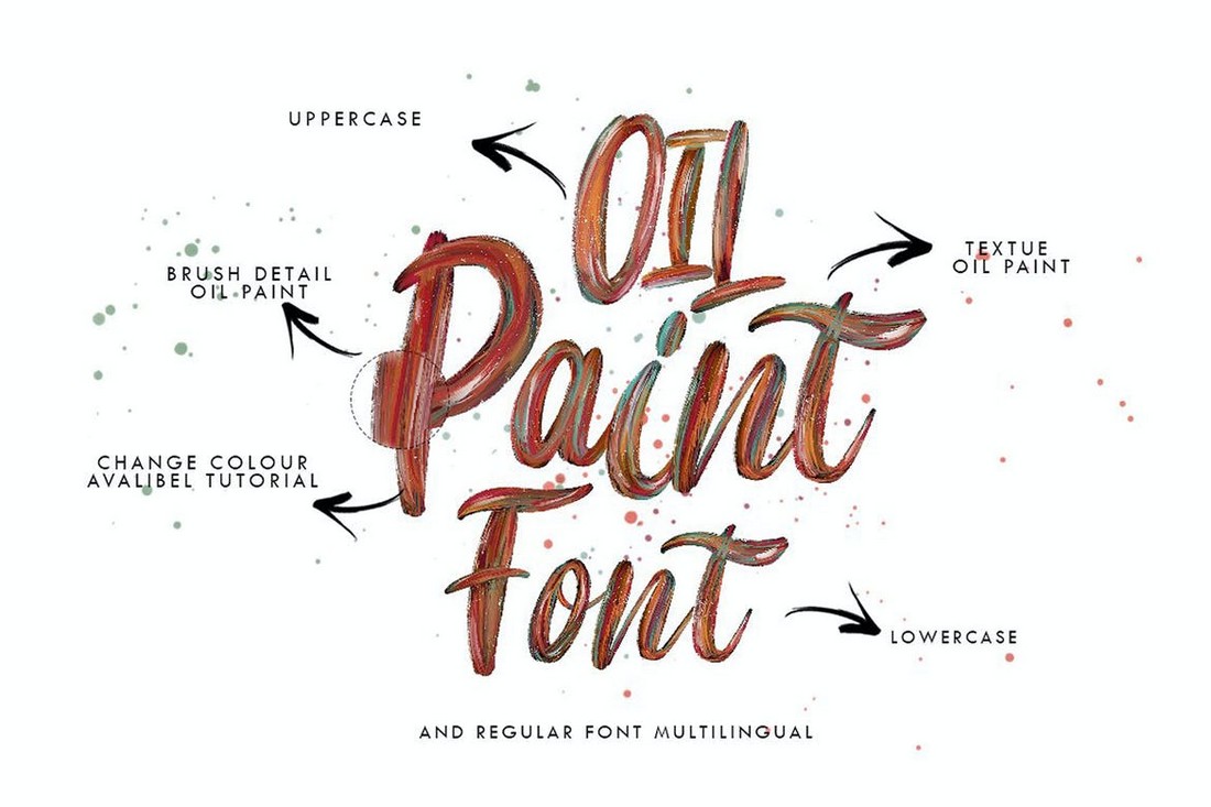 Flow - Brush Color SVG Font