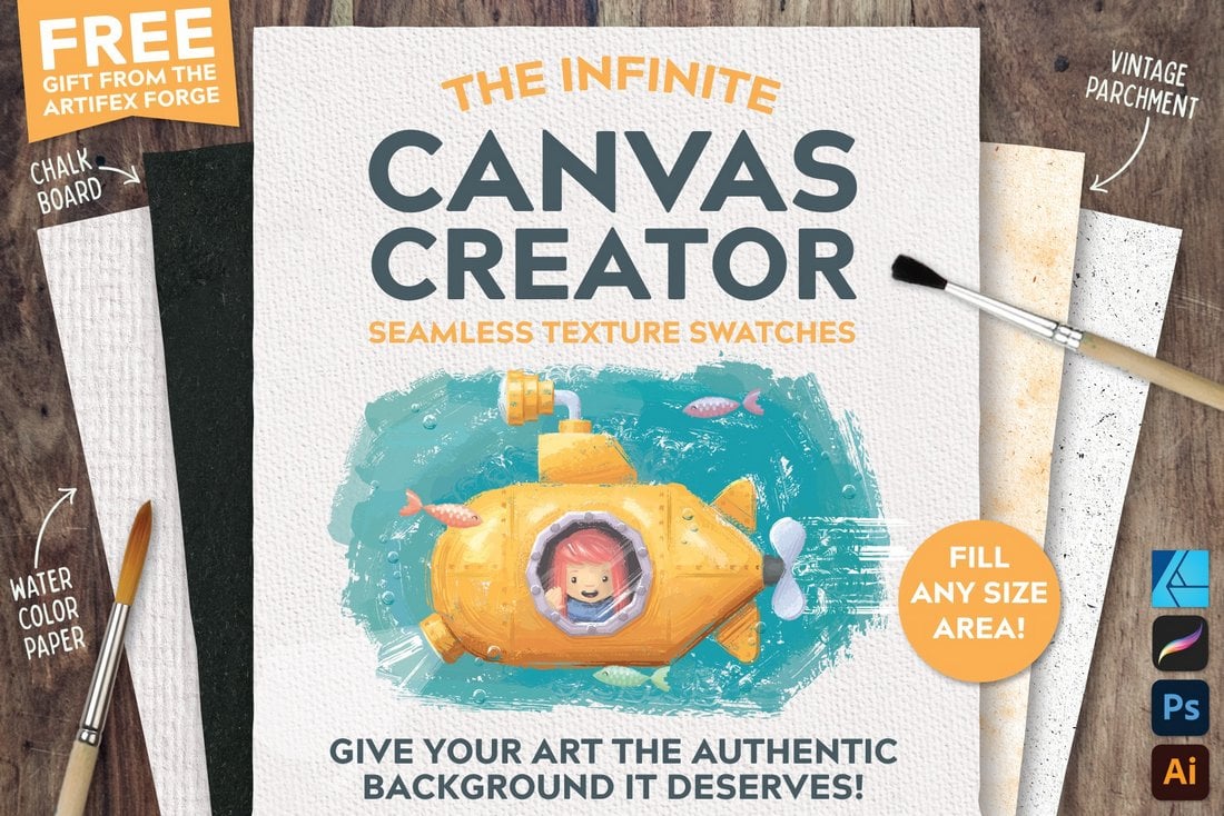 Free Canvas Textures for Affinity Designer