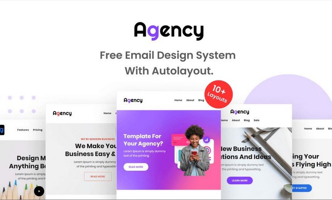 Free Figma Email Design System For Agency