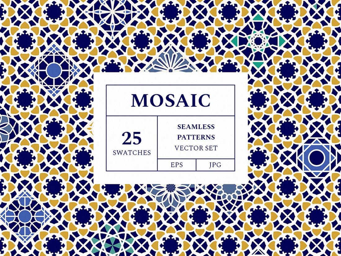 Free Mosaic Seamless Patterns