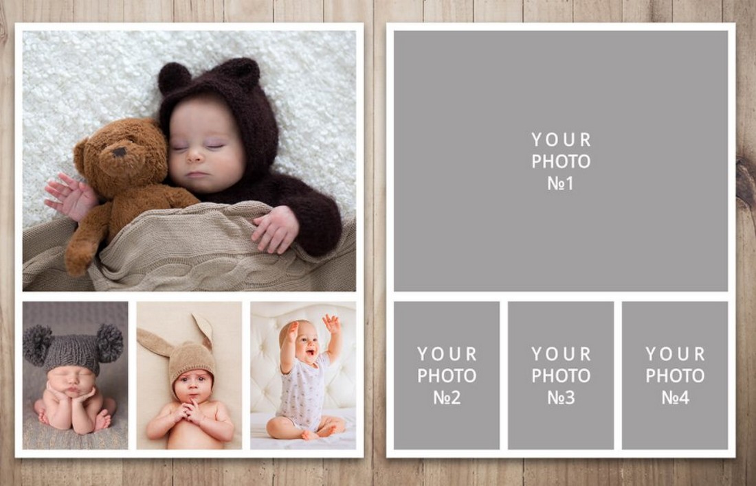 Free Simple Photo Collage Template