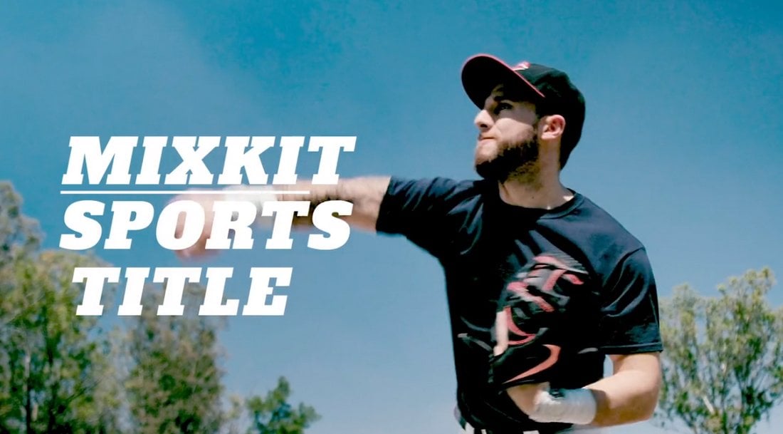 Free Sports Title Template for After Effects