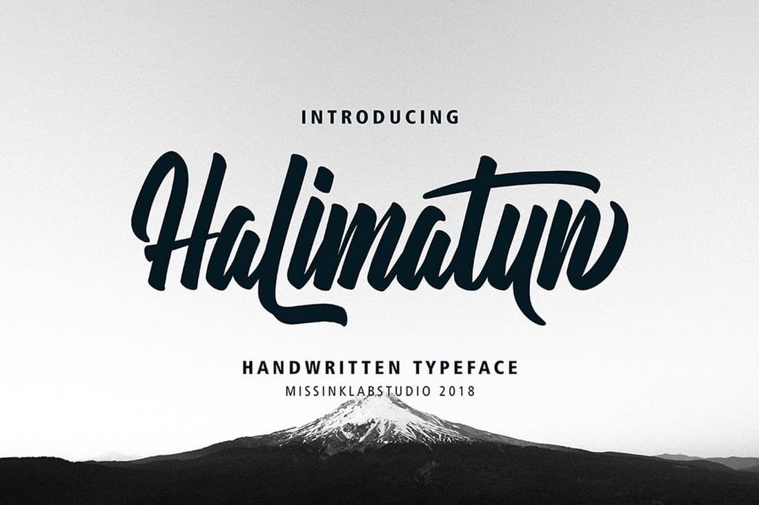 Halimatun - Modern Handwritten Font