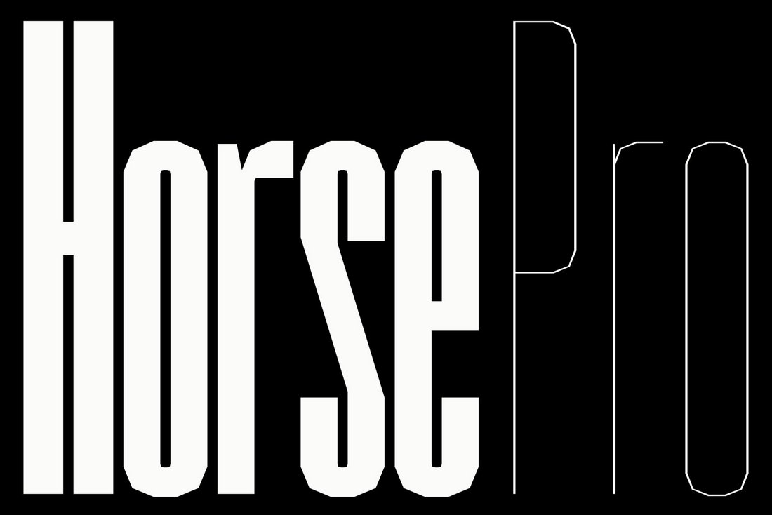 Horse Pro - Free Unique Condensed Font