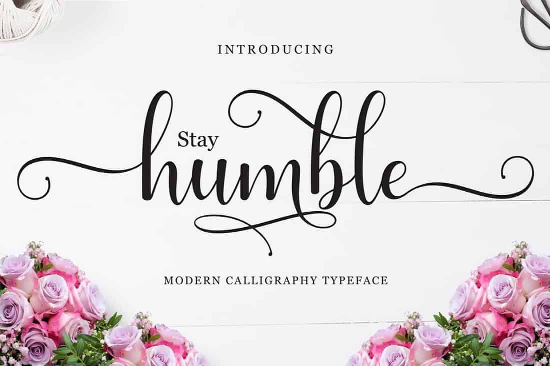 Humble Script - Modern Calligraphy Font