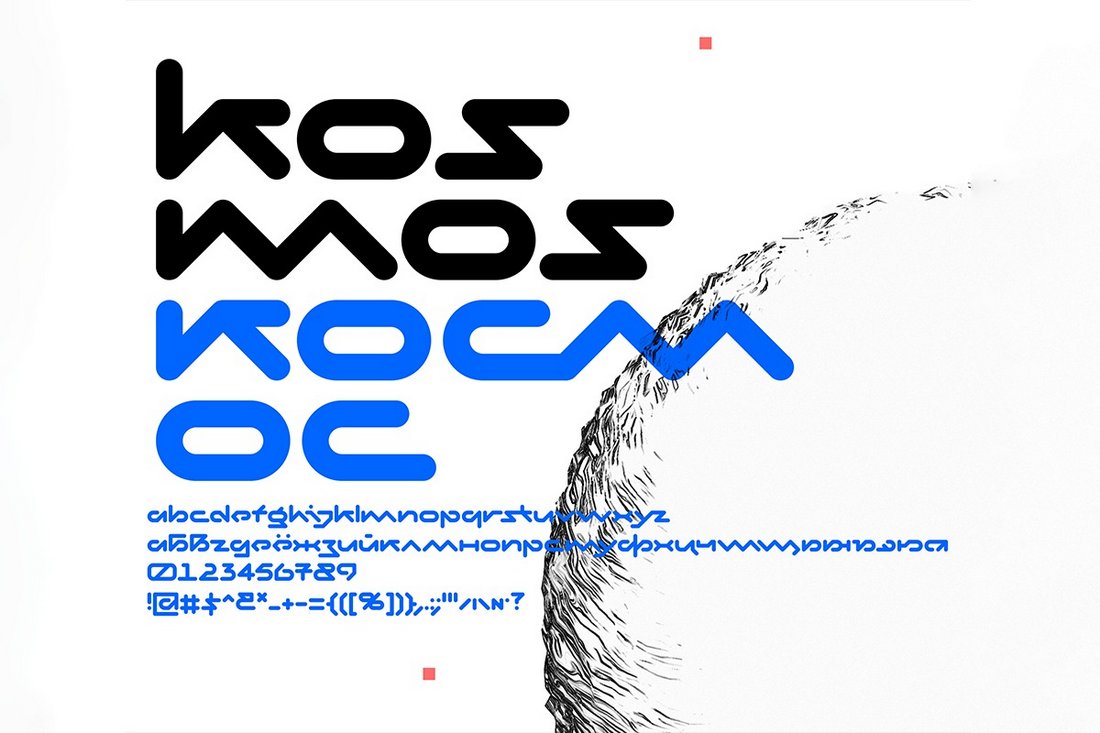 Kosmos - Free Cyrillic Font