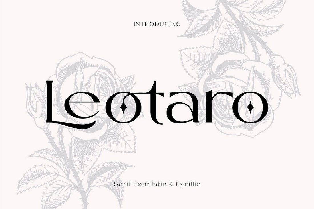 Leotaro - Latin & Cyrillic Serif Font