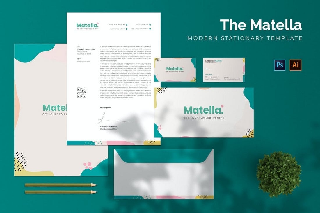 Matella - Stationary Templates for Creative Agencies