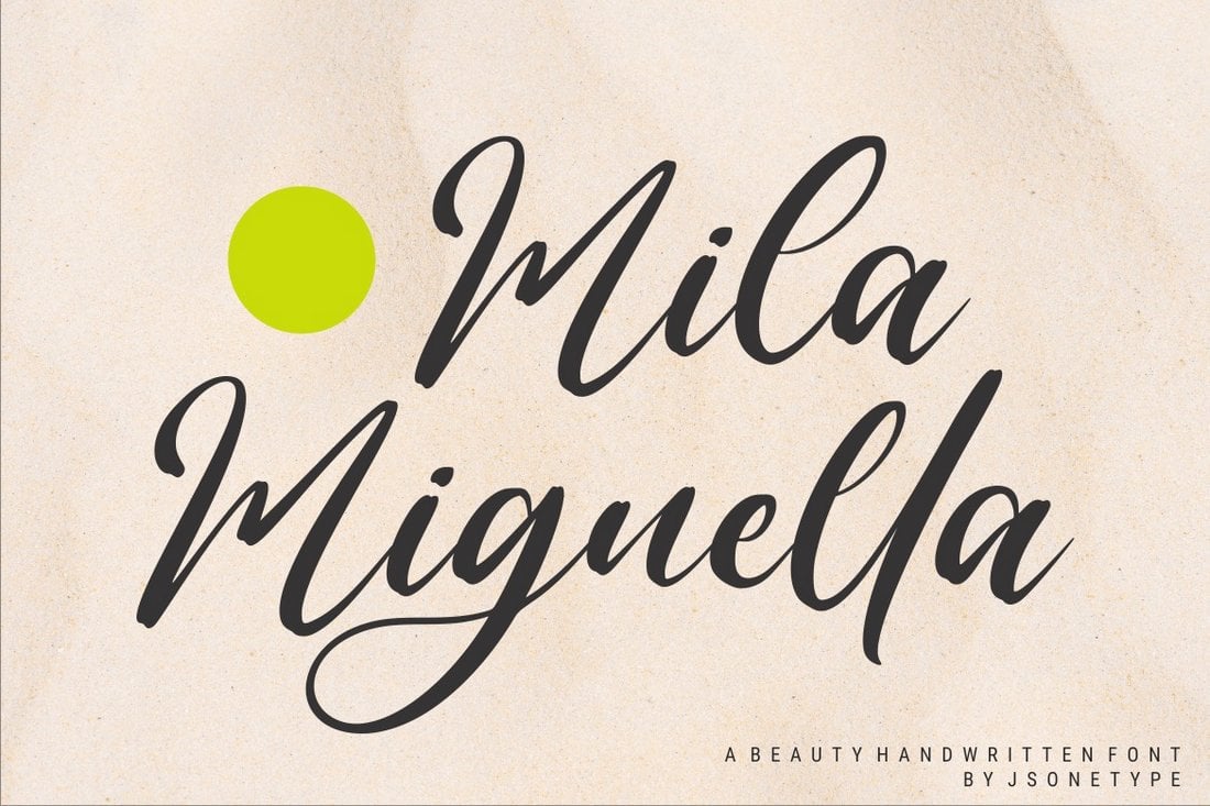 Mila Miguella - Stylish Script Wedding Font